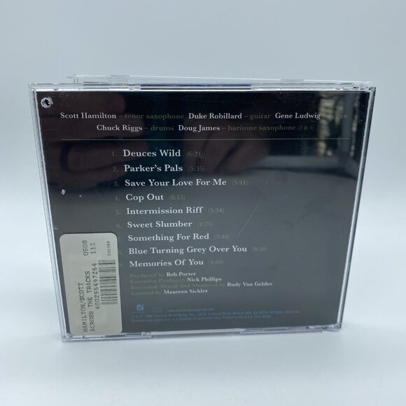 Scott Hamilton & Friends -Across The Tracks (CD 2008 Concord Jazz) First Edition - Picture 4 of 6